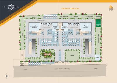 Image of 1156 Sq.ft 3 BHK Apartment / Flat for sale in Sai Shree Balajee Platinum, Paijawa, Patna for Rs. 10681250