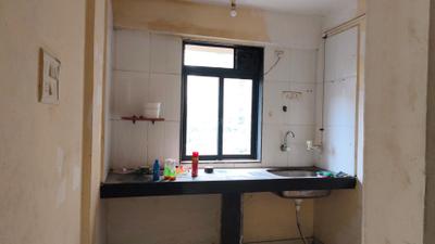 Kitchen Image of 600 Sq.ft 1 BHK Apartment / Flat for rent in Raunak City, Kalyan West Kalyan for Rs. 11500
