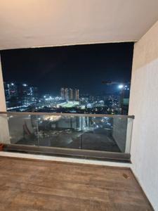 Balcony Image of 1000 Sq.ft 3 BHK Apartment / Flat for rent in Majestique Towers East, Upper Kharadi Pune for Rs. 43000