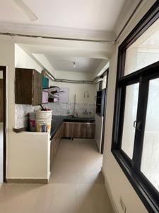 Kitchen Image of 950 Sq.ft 2 BHK Apartment / Flat for rent in Techman Moti Residency, Sikrod Ghaziabad for Rs. 12500