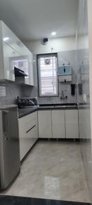 Kitchen Image of 900 Sq.ft 1 BHK Builder Floor for rent in Sector 46 Gurgaon for Rs. 42000