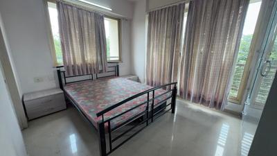 Bedroom Image of 1215 Sq.ft 2 BHK Apartment / Flat for rent in Samved Alpine Heights, Navrangpura Ahmedabad for Rs. 33000