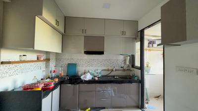 Kitchen Image of 1530 Sq.ft 3 BHK Apartment / Flat for rent in Aatrey Ivaan 2, Nana Chiloda Ahmedabad for Rs. 25000