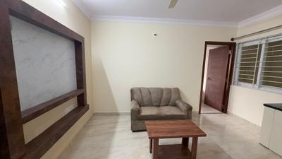 Living Room Image of 660 Sq.ft 1 BHK Apartment / Flat for rent in Bilekahalli Bengaluru for Rs. 26299