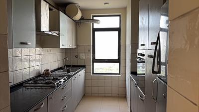 Kitchen Image of 1410 Sq.ft 2 BHK Apartment / Flat for rent in Unitech Fresco, Sector 50 Gurgaon for Rs. 52000