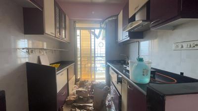 Kitchen Image of 660 Sq.ft 1 BHK Apartment / Flat for rent in Bhagwati Neelkanth Heights, Kalamboli Navi Mumbai for Rs. 19000