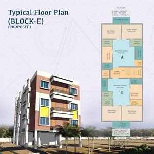 Image of 1200 Sq.ft 3 BHK Apartment / Flat for sale in Essen Raj Manohar Residency, Raghunathpur, Bhubaneswar for Rs. 10100000
