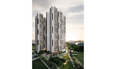Image of 2539 Sq.ft 3 BHK Apartment / Flat for sale in Hallmark Treasor, Gandipet, Hyderabad for Rs. 31750000
