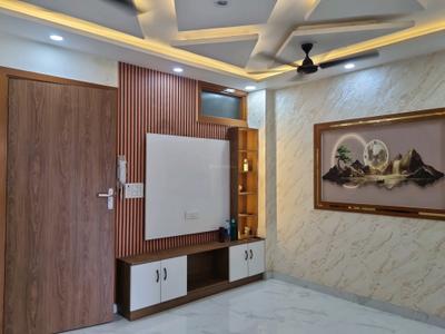 Living Room Image of 820 Sq.ft 3 BHK Builder Floor for rent in Hastsal New Delhi for Rs. 18000