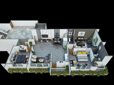 Image of 1803 Sq.ft 3 BHK Apartment / Flat for sale in Althan, Surat for Rs. 8100000