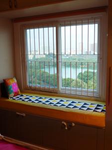 Bedroom Image of 1300 Sq.ft 2 BHK Apartment / Flat for rent in Brigade Lakefront, Hoodi Bengaluru for Rs. 80000