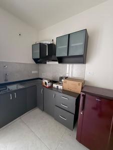 Kitchen Image of 700 Sq.ft 1 BHK Apartment / Flat for rent in Whitefield Bengaluru for Rs. 29999