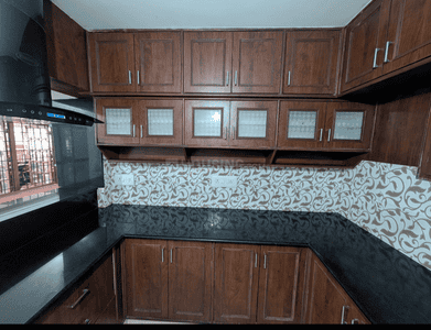 Kitchen Image of 750 Sq.ft 1 BHK Independent House for rent in MS Ramaiah City, JP Nagar Bengaluru for Rs. 25500