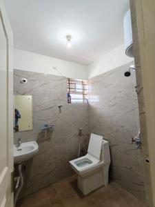 Bathroom Image of 650 Sq.ft 1 BHK Independent House for rent in Harlur Bengaluru for Rs. 27000
