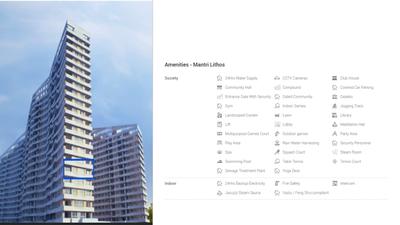 Image of 1950 Sq.ft 2 BHK Apartment / Flat for sale in Mantri Manyata Lithos, Thanisandra, Bengaluru for Rs. 27500000