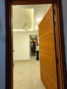 Bedroom Image of 1400 Sq.ft 3 BHK Builder Floor for rent in Kavita Apartment, Chhattarpur New Delhi for Rs. 25000