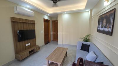 Living Room Image of 650 Sq.ft 1 BHK Builder Floor for rent in Sector 42 Gurgaon for Rs. 43000