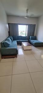 Bedroom Image of 1200 Sq.ft 3 BHK Apartment / Flat for rent in Jayavardhini Heights, Hari Nagar Rajkot for Rs. 30000