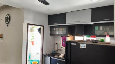 Kitchen Image of 920 Sq.ft 3 BHK Apartment / Flat for sale in Shree Vakratund Vakratund Enclave, Kalali Vadodara for Rs. 4000000