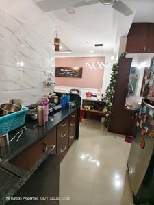 Kitchen Image of 950 Sq.ft 2 BHK Apartment / Flat for sale in Bhayli Vadodara for Rs. 3499000