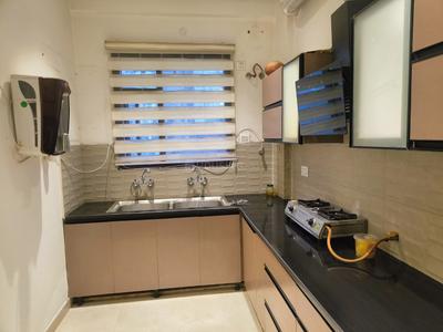 Kitchen Image of 1350 Sq.ft 3 BHK Builder Floor for rent in Silver City Extension Zirakpur for Rs. 30000