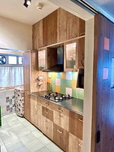 Kitchen Image of 1350 Sq.ft 3 BHK Apartment / Flat for sale in Hiland Park, Santoshpur Kolkata for Rs. 14000000