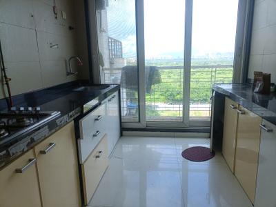 Kitchen Image of 1270 Sq.ft 2 BHK Apartment / Flat for rent in Sai Chaturbhuj, Kharghar Navi Mumbai for Rs. 60000