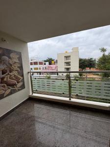 Balcony Image of 2100 Sq.ft 3 BHK Builder Floor for rent in Thanisandra Bengaluru for Rs. 46000