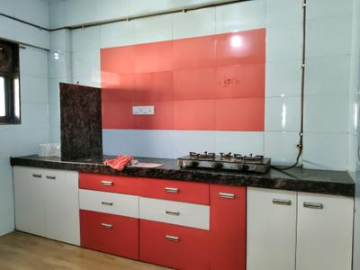 Kitchen Image of 533 Sq.ft 1 BHK Apartment / Flat for rent in Kasarvadavali Thane for Rs. 22000