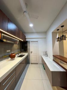 Kitchen Image of 2380 Sq.ft 3.5 BHK Apartment / Flat for rent in Shivalik Sharda Harmony, University Area Ahmedabad for Rs. 60000