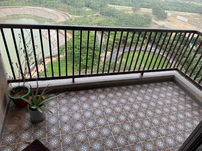 Balcony Image of 1172 Sq.ft 3.5 BHK Apartment / Flat for rent in Malabar Exotica, Vaishno Devi Circle Ahmedabad for Rs. 43000