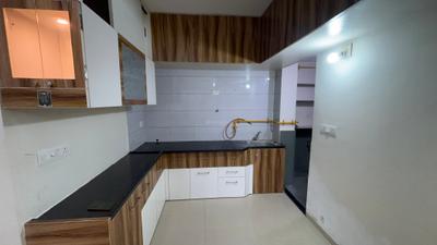 Kitchen Image of 630 Sq.ft 1 BHK Apartment / Flat for rent in Savvy Studioz, Gota Ahmedabad for Rs. 17000