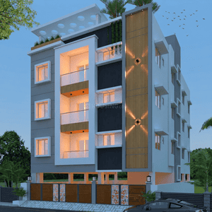 Image of 1300 Sq.ft 3 BHK Apartment / Flat for sale in Mogappair, Chennai for Rs. 17400000