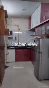 Kitchen Image of 1700 Sq.ft 2 BHK Apartment / Flat for rent in Bansal Shiva Blessing, Sargasan Gandhinagar for Rs. 27000
