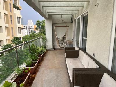 Balcony Image of 2100 Sq.ft 3 BHK Apartment / Flat for rent in Mira Residency, Kalyani Nagar Pune for Rs. 130000
