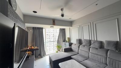 Living Room Image of 600 Sq.ft 1 BHK Apartment / Flat for sale in Mayuresh Group Residency, Bhandup West Mumbai for Rs. 12000000
