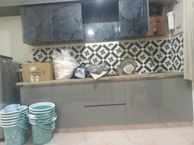 Kitchen Image of 650 Sq.ft 1 RK Apartment / Flat for rent in Thanisandra Bengaluru for Rs. 24000