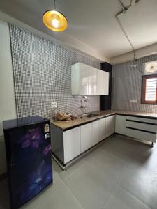 Kitchen Image of 1200 Sq.ft 2 BHK Builder Floor for rent in Palam Vihar Gurgaon for Rs. 30000