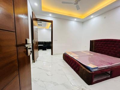 Bedroom Image of 910 Sq.ft 2 BHK Builder Floor for rent in Saket New Delhi for Rs. 22000