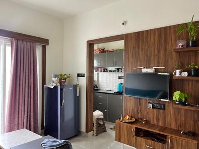 Hall Image of 600 Sq.ft 1 BHK Apartment / Flat for rent in Whitefield Bengaluru for Rs. 26500