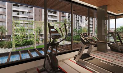 Balcony Image of 2400 Sq.ft 3 BHK Apartment / Flat for sale in Indraprasth Shivanta, Ambli Ahmedabad for Rs. 19500000