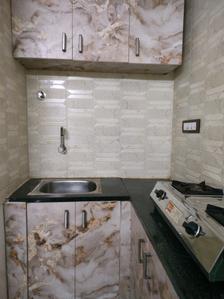 Kitchen Image of 550 Sq.ft 1 BHK Apartment / Flat for rent in Whitefield Bengaluru for Rs. 19000