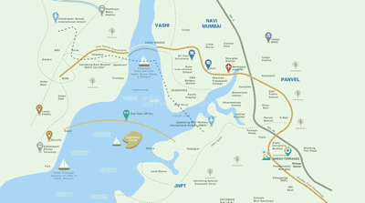 Image of 1049 Sq.ft 2 BHK Apartment / Flat for sale in Godrej Green Terraces, Panvel, Navi Mumbai for Rs. 12300000