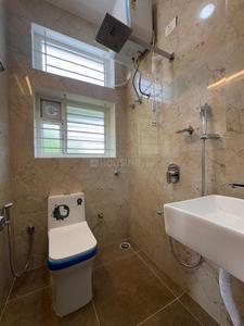 Bathroom Image of 200 Sq.ft 1 RK Builder Floor for rent in Kasturi Nagar Bengaluru for Rs. 25000