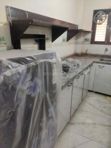 Kitchen Image of 500 Sq.ft 1 BHK Builder Floor for rent in Ramesh Nagar New Delhi for Rs. 20000