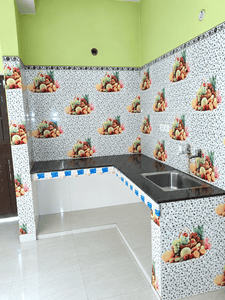 Kitchen Image of 700 Sq.ft 3 BHK Independent House for rent in Roshan Nagar Faridabad for Rs. 7000