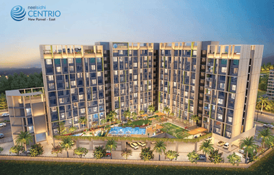Image of 650 Sq.ft 1 BHK Apartment / Flat for sale in Neelsidhi Centrio, Panvel, Navi Mumbai for Rs. 7500000