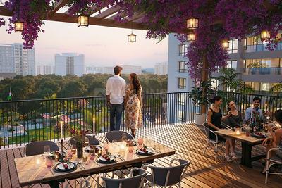 Balcony Image of 1551 Sq.ft 3 BHK Apartment / Flat for sale in VJ Palladio LaViento, Mahalunge Pune for Rs. 15200000