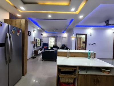 Hall Image of 2000 Sq.ft 3 BHK Apartment / Flat for rent in Adani The Meadows, Shantigram Ahmedabad for Rs. 50000