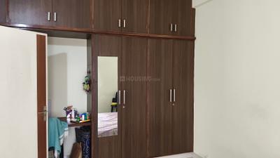 Bedroom Image of 600 Sq.ft 1 BHK Builder Floor for rent in Yemalur Bengaluru for Rs. 25000